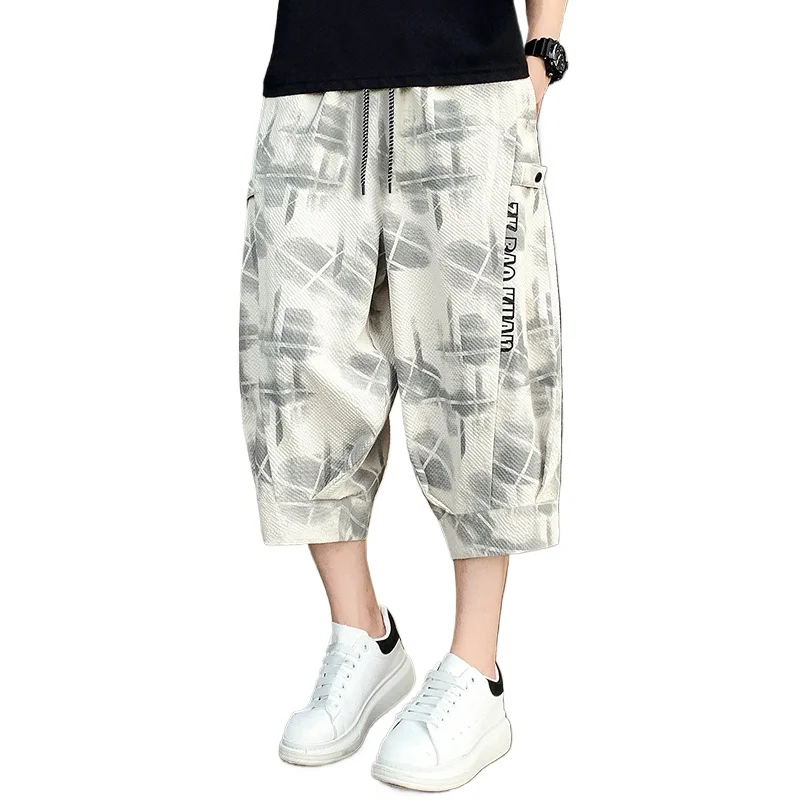 Men's Trendy 7 Point Pants New Summer Fashion Personality Color Block Casual Harem Pants Streetwear Sports Leisure Stylish Men
Men's Trendy 7 Point Pants New Summer Fashion Personality Color Block Casual Harem Pants Streetwear Sports Leisure Stylish Men