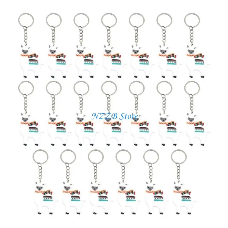 T21F 20Pcs Alpacas Keychain Charm Soft PVC Novelty Animal Pattern Alpacas Party Supplies Suitable for Backpacks and Phones
T21F 20Pcs Alpacas Keychain Charm Soft PVC Novelty Animal Pattern Alpacas Party Supplies Suitable for Backpacks and Phones