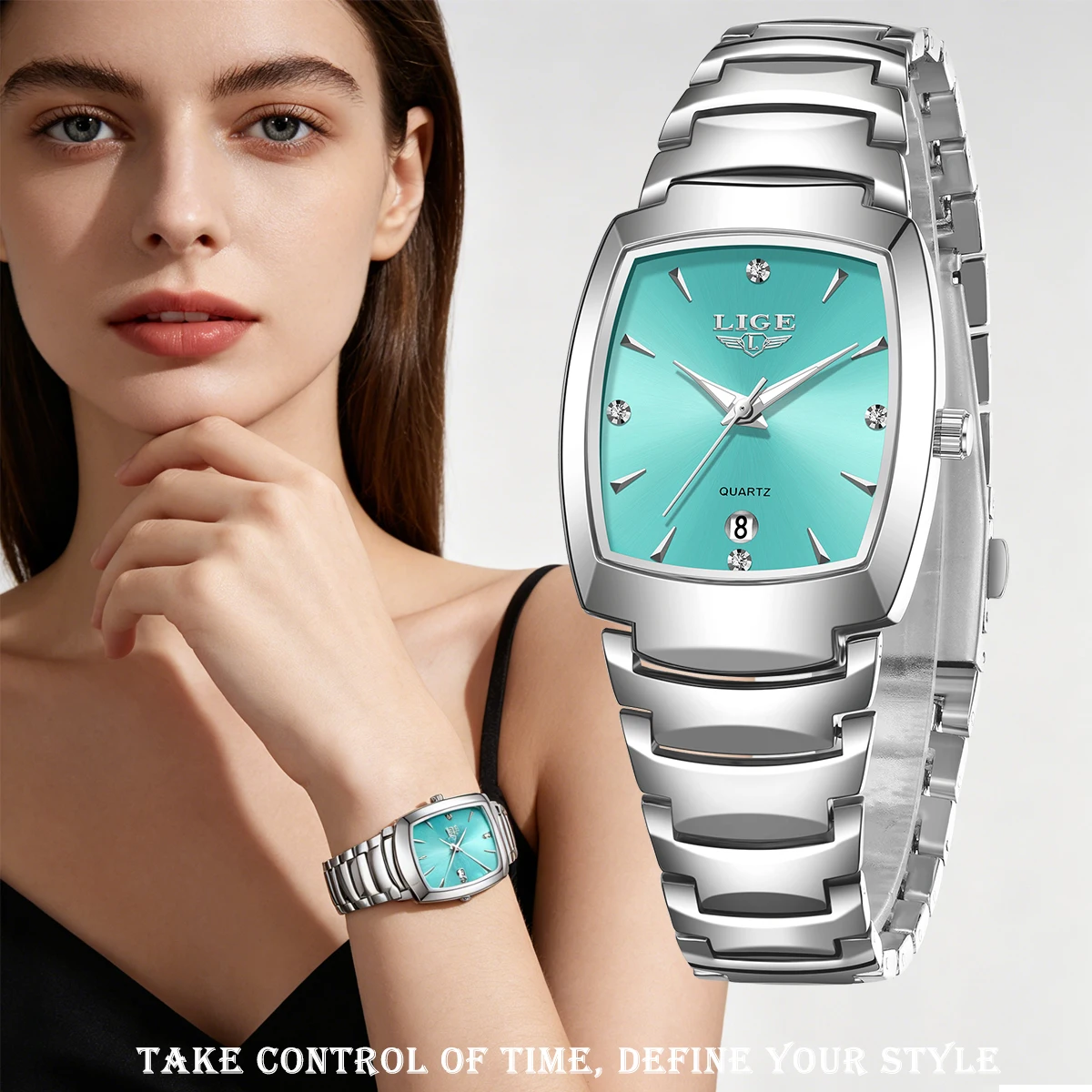 LIGE New Fashion Women Watch Light Luxury Brand Business Stainless Steel Ladies Quartz Watches Female Clock Bracelet Wristwatch
LIGE New Fashion Women Watch Light Luxury Brand Business Stainless Steel Ladies Quartz Watches Female Clock Bracelet Wristwatch