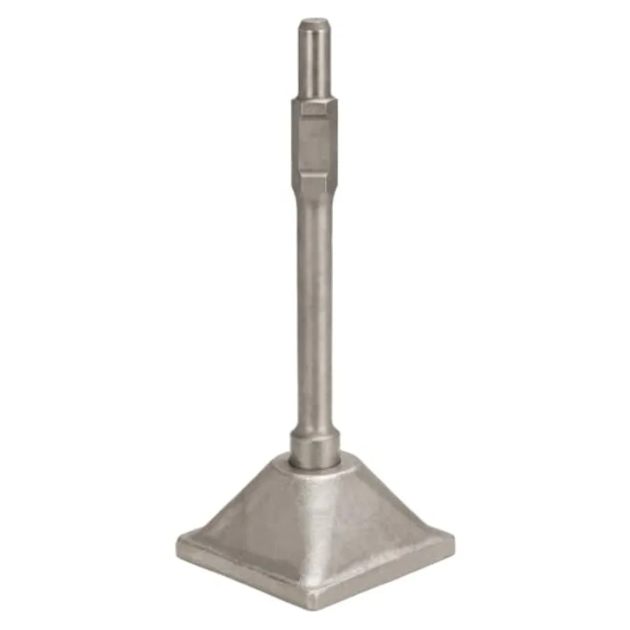 1-3/16" Hex Demolition Jack Hammer Tamper Attachment, 6x6" Dirt Compactor Plate and 15" Tamper Shank for All 30mm 65A Chuck Hea
1-3/16" Hex Demolition Jack Hammer Tamper Attachment, 6x6" Dirt Compactor Plate and 15" Tamper Shank for All 30mm 65A Chuck Hea