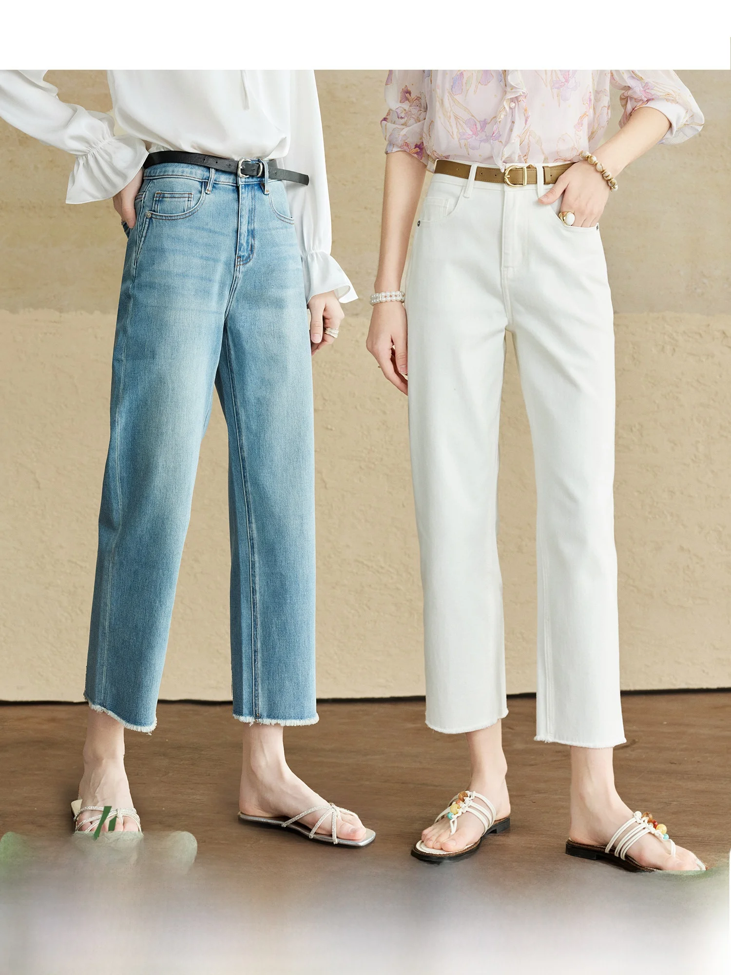 Jelly Elastic American Straight Leg Jeans Women's Loose Wide Leg Pants High Waist Cotton Color Commute Sle Spring
Jelly Elastic American Straight Leg Jeans Women's Loose Wide Leg Pants High Waist Cotton Color Commute Sle Spring