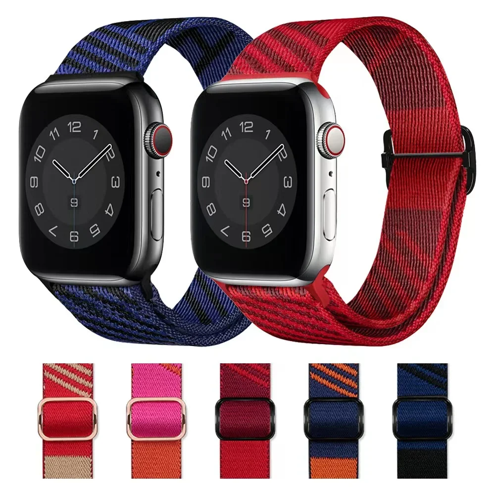 Elastic Nylon Strap For Apple Watch Ultra 10 9 8 7 49mm 46mm 45mm 41mm Adjustable Band For iwatch 6 5 4 SE 44mm 42mm 40mm Correa
Elastic Nylon Strap For Apple Watch Ultra 10 9 8 7 49mm 46mm 45mm 41mm Adjustable Band For iwatch 6 5 4 SE 44mm 42mm 40mm Correa
