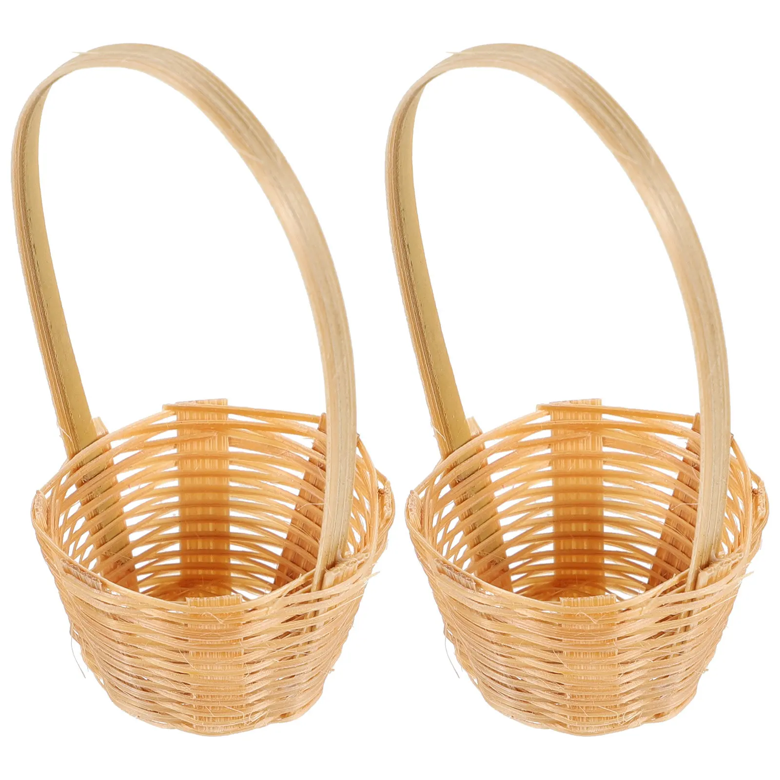 2Pcs Smooth Surface Mini Bamboo Basket for Mini House Ornaments Micro Scene Decor Miniature Basket Furniture Decorative
2Pcs Smooth Surface Mini Bamboo Basket for Mini House Ornaments Micro Scene Decor Miniature Basket Furniture Decorative