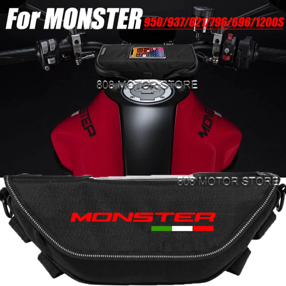For Monster 950 937 821 796 696 1200s Motorcycle accessories tools bag Waterproof And Dustproof Convenient travel handlebar bag
For Monster 950 937 821 796 696 1200s Motorcycle accessories tools bag Waterproof And Dustproof Convenient travel handlebar bag