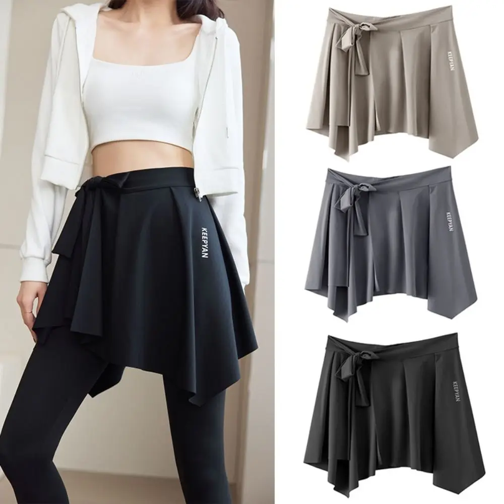 New Elastic Yoga Skirt Bow-knot Irregular Waist Skirt Simple Versatile Dance Shortskirt Women
New Elastic Yoga Skirt Bow-knot Irregular Waist Skirt Simple Versatile Dance Shortskirt Women