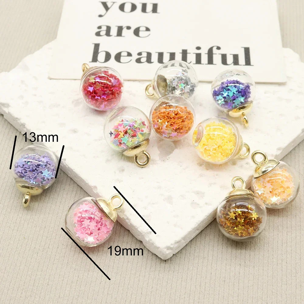 New 10PCS Mini Glass Bottle Heart Star Ball Star Pendant Decoration Christmas Decoration Jewelry Making
New 10PCS Mini Glass Bottle Heart Star Ball Star Pendant Decoration Christmas Decoration Jewelry Making