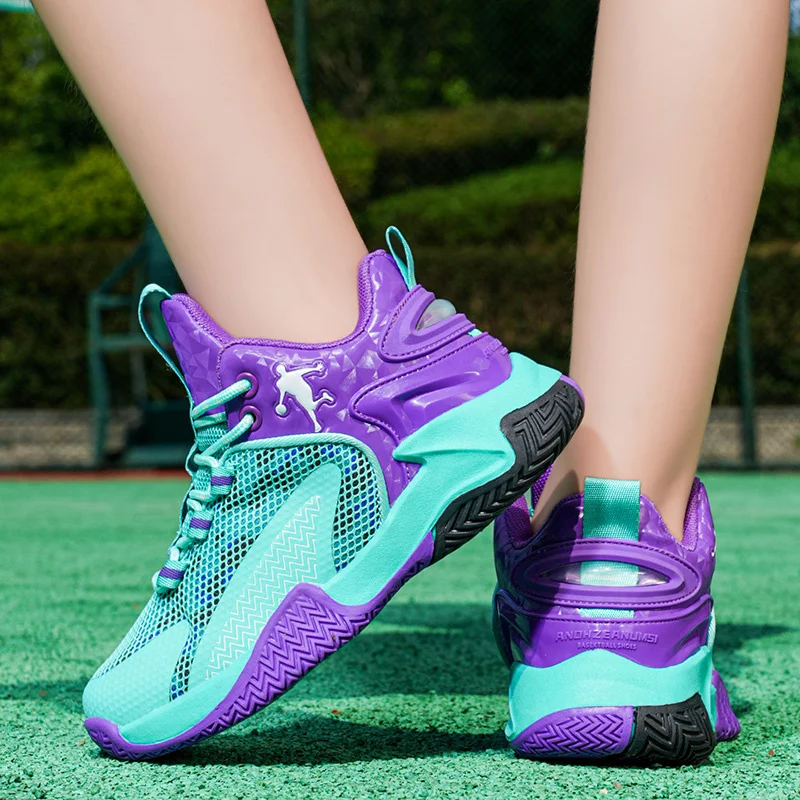 Classic Children's Basketball Shoes Outdoor Breathable Mesh Basketball Boots Kids Trainers Platform Non-slip Boys Sports Shoes
Classic Children's Basketball Shoes Outdoor Breathable Mesh Basketball Boots Kids Trainers Platform Non-slip Boys Sports Shoes