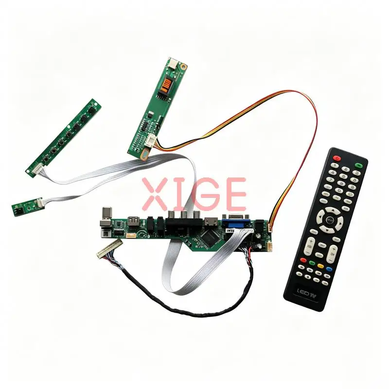 Screen Drive Controller Board Fit N154Z1 LP154WE2 B154SW01 LP154W02 USB+AV+VGA+HDMI 30Pin LVDS 1CCFL 1680*1050 1680x1050 Kit DIY
Screen Drive Controller Board Fit N154Z1 LP154WE2 B154SW01 LP154W02 USB+AV+VGA+HDMI 30Pin LVDS 1CCFL 1680*1050 1680x1050 Kit DIY