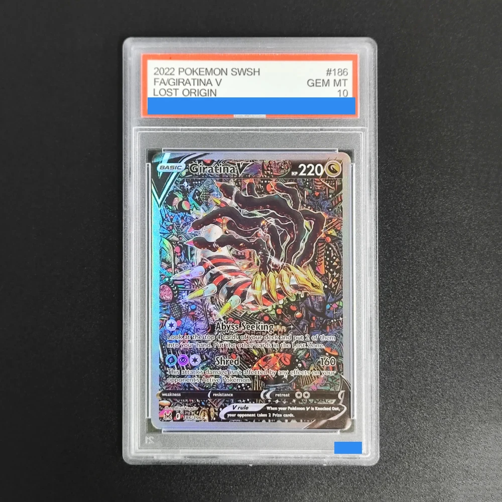 2022 Pokemon Giratina V Full Art 186/196 Lost Origin Gem Mint 10 TCG Collectible Card Ultra Rare Holo Investment Grade
2022 Pokemon Giratina V Full Art 186/196 Lost Origin Gem Mint 10 TCG Collectible Card Ultra Rare Holo Investment Grade