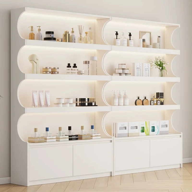 Nordic Cream Style Beauty Salon Display Cabinet Modern Minimalist Cosmetic Jewelry Skincare Storage Shelf Office Furniture FYMC
Nordic Cream Style Beauty Salon Display Cabinet Modern Minimalist Cosmetic Jewelry Skincare Storage Shelf Office Furniture FYMC