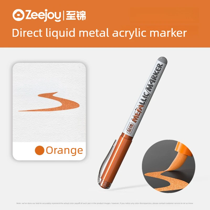 ZEEJOY 1/12 Colors Glitter Metallic Liquid Acrylic Markers Layerable Non-Bleed Fine Tip Office School Art Supplies Stationery
ZEEJOY 1/12 Colors Glitter Metallic Liquid Acrylic Markers Layerable Non-Bleed Fine Tip Office School Art Supplies Stationery