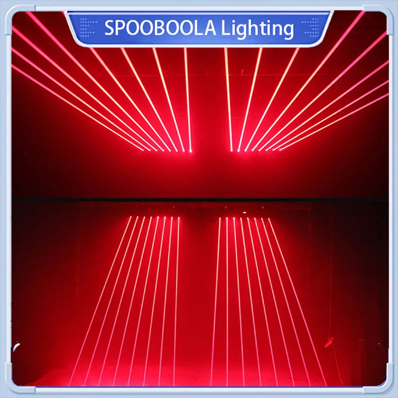 Eight Holes Red Laser Light Curtain Professional Stage Light Laser Transmitter For Stage Party Disco Bar DJ KTV Night Club
Eight Holes Red Laser Light Curtain Professional Stage Light Laser Transmitter For Stage Party Disco Bar DJ KTV Night Club