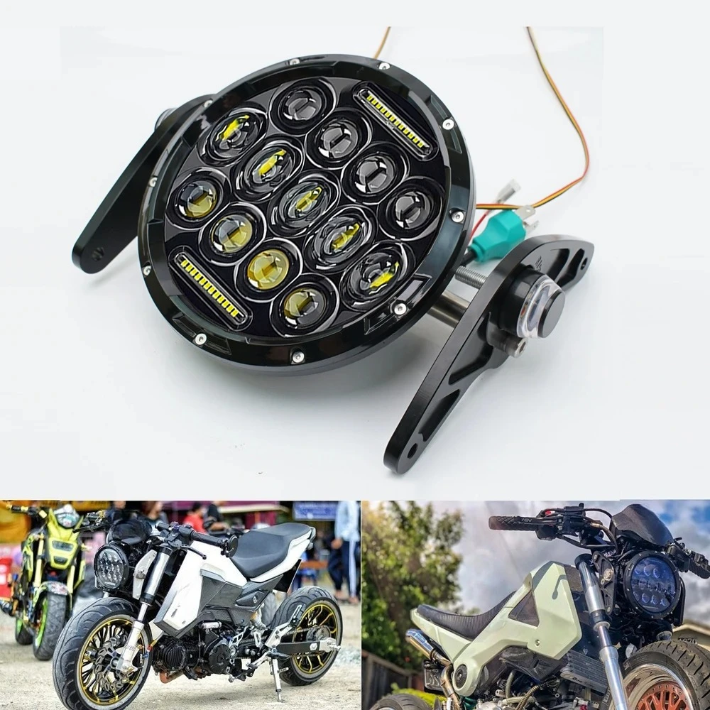 60W LED Headlight at Front Fork for Grom 125 MSX125 2013-2016 Ducati Venom X12RS 125 (Spot 60W)
60W LED Headlight at Front Fork for Grom 125 MSX125 2013-2016 Ducati Venom X12RS 125 (Spot 60W)