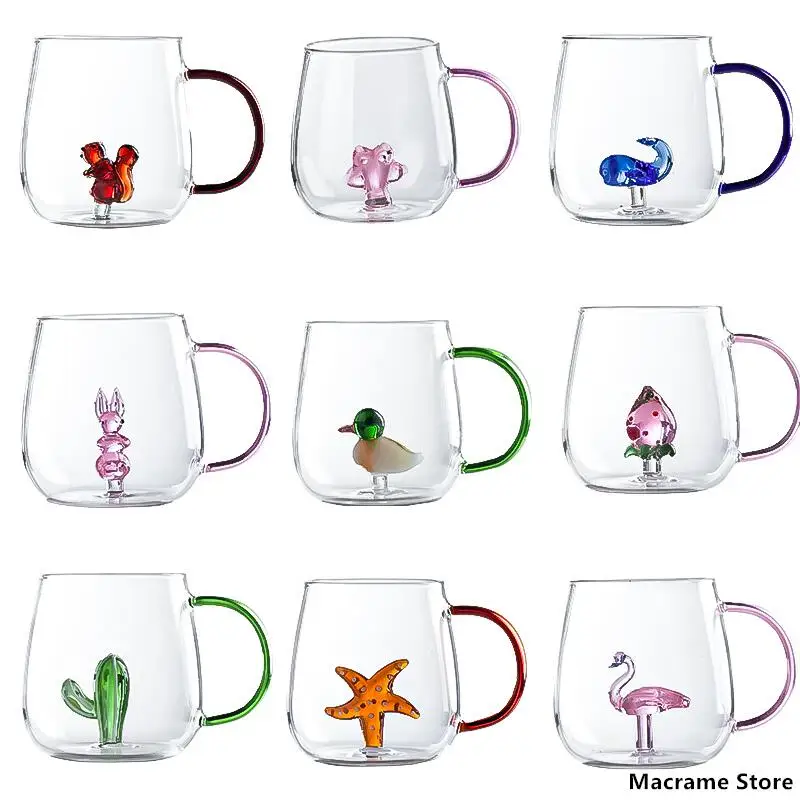 Cartoon Animals Built-in Glasses Mug with Handle High Borosilicate Glass Heat Resistant Tea Coffee Transparent Glass Cups
Cartoon Animals Built-in Glasses Mug with Handle High Borosilicate Glass Heat Resistant Tea Coffee Transparent Glass Cups