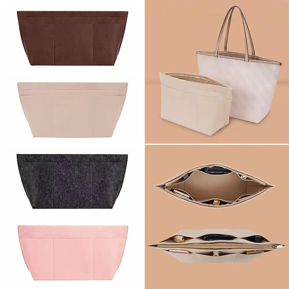 Felt Handbag Insert Bag Large Capacity Multi-Pocket Purse Liner Bag Support Portable Bag Organiser for For C.OACH City 33
Felt Handbag Insert Bag Large Capacity Multi-Pocket Purse Liner Bag Support Portable Bag Organiser for For C.OACH City 33