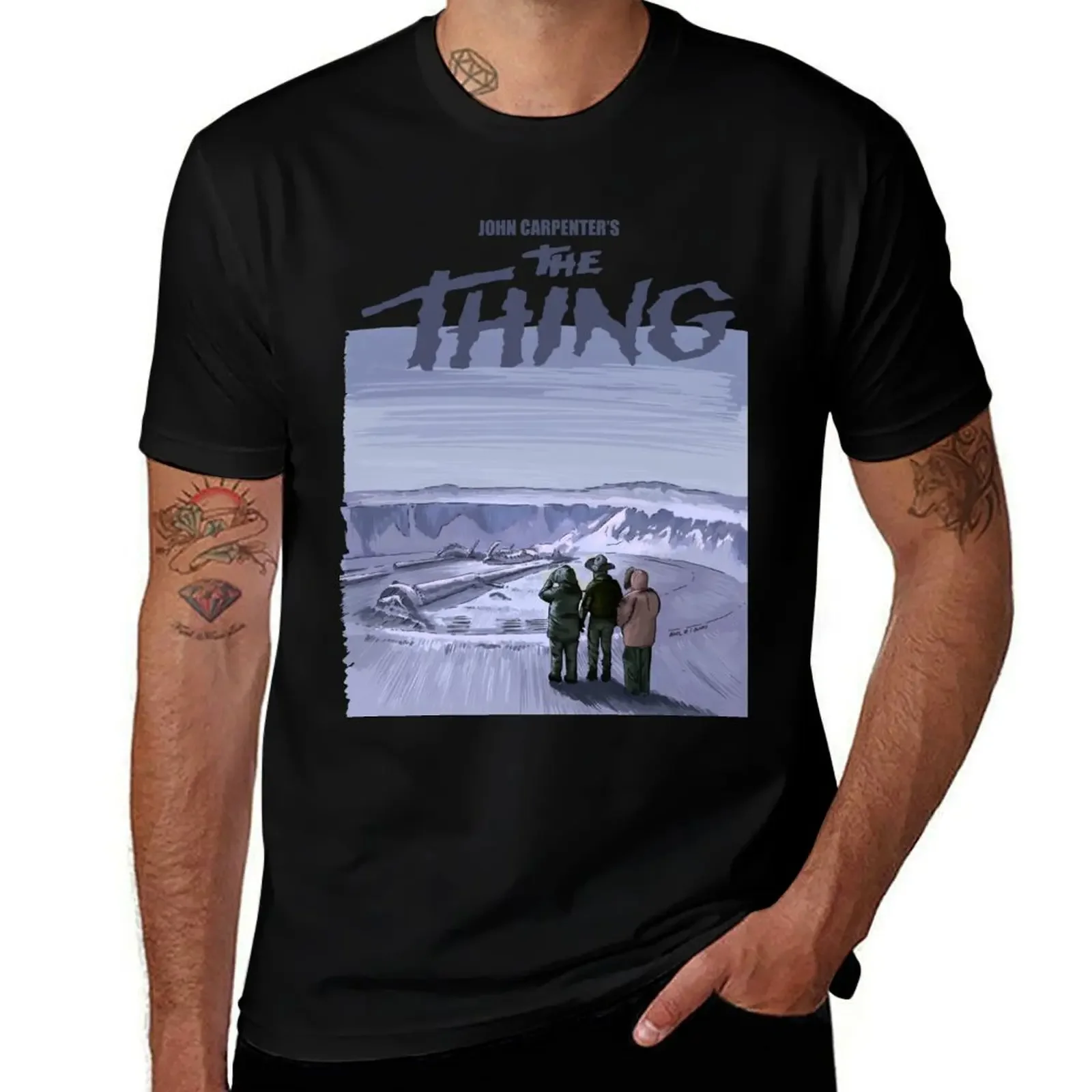 John Carpenter's The Thing Illustration with Title by Burro T-Shirt Personalized t-shirt graphic t shirts plus size men clothing
John Carpenter's The Thing Illustration with Title by Burro T-Shirt Personalized t-shirt graphic t shirts plus size men clothing