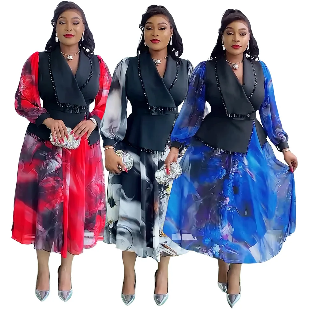 African Dresses for Women Plus Size Africa Clothes Dashiki Ankara Outfits Gown Elegant Muslim Wedding Party Long Dresses
African Dresses for Women Plus Size Africa Clothes Dashiki Ankara Outfits Gown Elegant Muslim Wedding Party Long Dresses