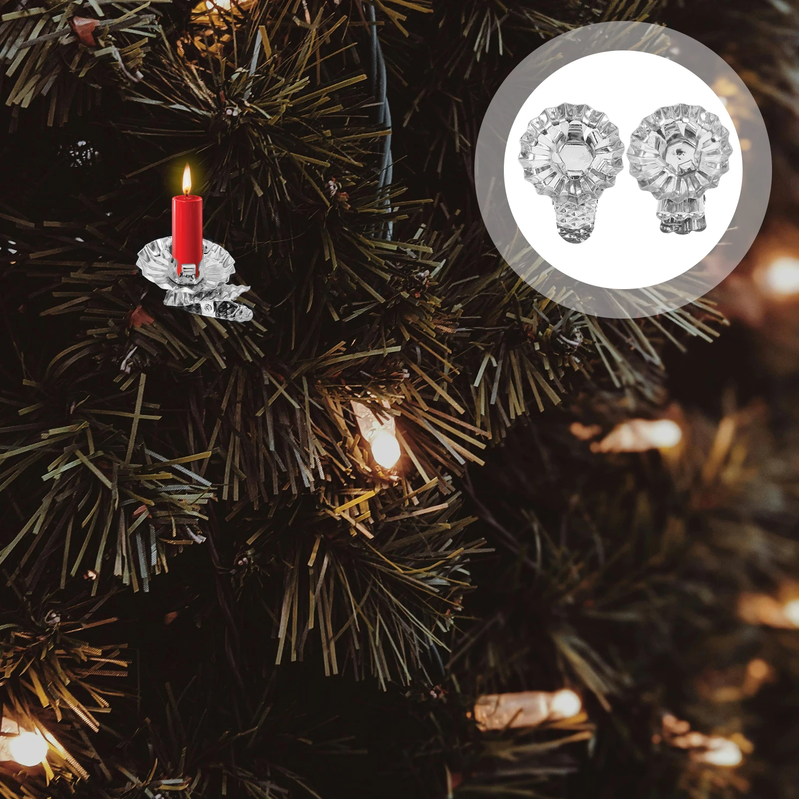 20Pcs Christmas Clips Metal Holder Clips Lightweight Iron Candlestick Stand for Christmas Tree Decorations Xmas
20Pcs Christmas Clips Metal Holder Clips Lightweight Iron Candlestick Stand for Christmas Tree Decorations Xmas