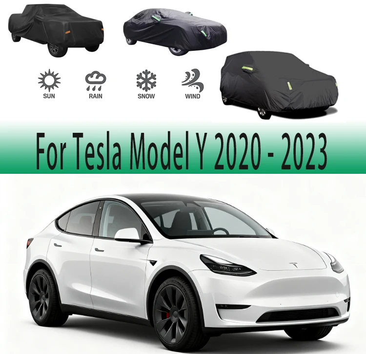For Tesla Model Y2020 - 2023Outdoor Protection Full Car Covers Snow Cover Sunshade Waterproof Dustproof Exterior Car accessories
For Tesla Model Y2020 - 2023Outdoor Protection Full Car Covers Snow Cover Sunshade Waterproof Dustproof Exterior Car accessories