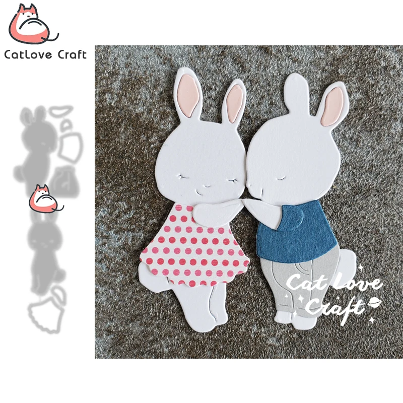 Catlove Couple Rabbit Animal Metal Cutting Dies Scrapbooking Stencil Die Cuts Card Making DIY Craft Embossing New Dies For 2022
Catlove Couple Rabbit Animal Metal Cutting Dies Scrapbooking Stencil Die Cuts Card Making DIY Craft Embossing New Dies For 2022