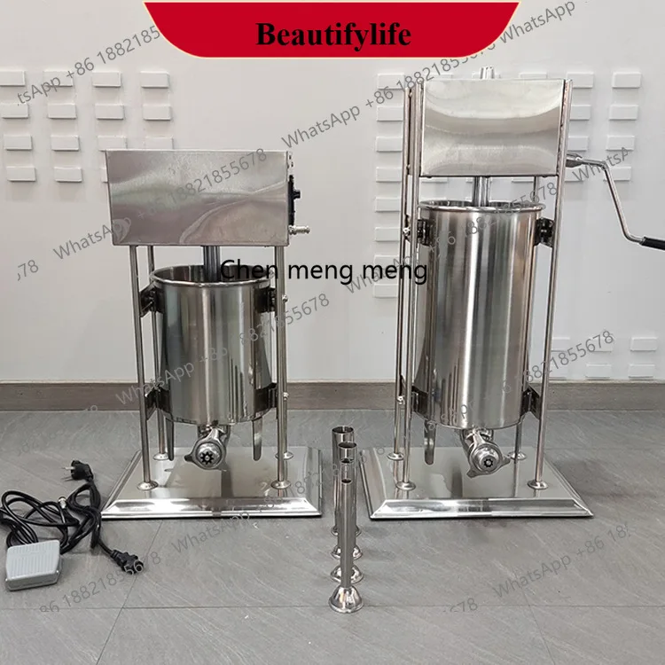 E132 Коммерческая электрическая машина для клизмы из нержавеющей стали, машина для наполнения хот-догов, бытовая автоматическая вертикальная машина для клизмы
E132 Коммерческая электрическая машина для клизмы из нержавеющей стали, машина для наполнения хот-догов, бытовая автоматическая вертикальная машина для клизмы