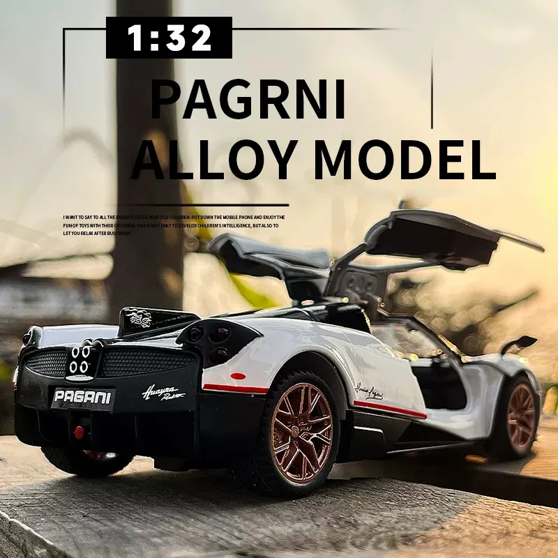 Diecast 1:32 Alloy Model Car Pagani Huarya DINASTIA Miniature Metal Vehicle for Children Collected Boys Supercar Christmas Toys
Diecast 1:32 Alloy Model Car Pagani Huarya DINASTIA Miniature Metal Vehicle for Children Collected Boys Supercar Christmas Toys