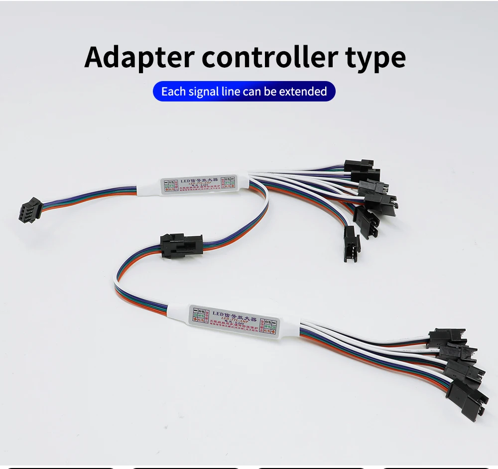 4Pin Mini Led Strip Signal Amplifier 1 To 2 1 To 4 1 To 8 LED Strip Module Used for WS2815 WS2813 WS2805 Addressable LED Strip 
4Pin Mini Led Strip Signal Amplifier 1 To 2 1 To 4 1 To 8 LED Strip Module Used for WS2815 WS2813 WS2805 Addressable LED Strip