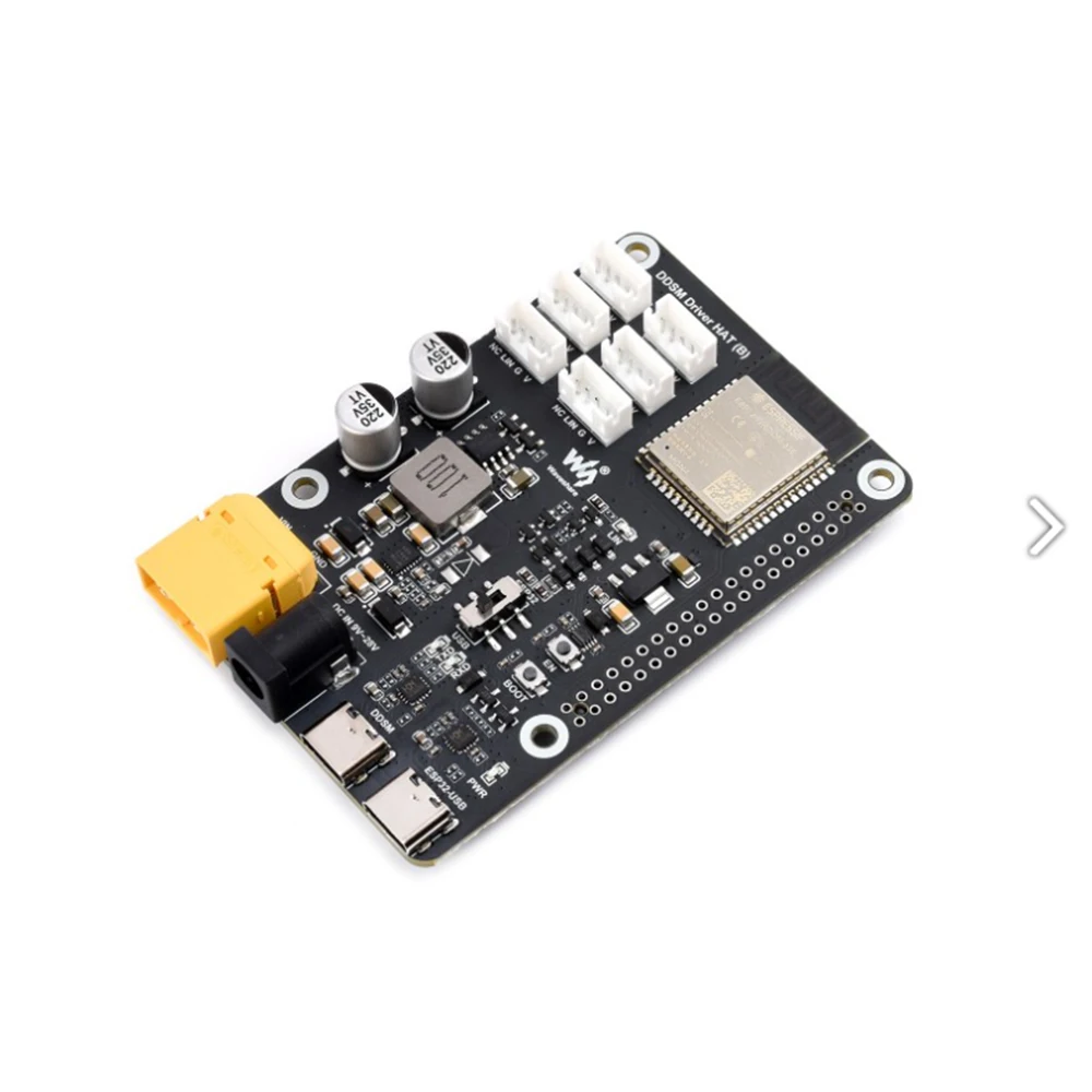 New Direct Drive Servo Motor Driver Board (B) Integrates ESP32 and Control Circuit 2.4G WiFi Support DDSM400 Hub Motor ESP Suppo
New Direct Drive Servo Motor Driver Board (B) Integrates ESP32 and Control Circuit 2.4G WiFi Support DDSM400 Hub Motor ESP Suppo