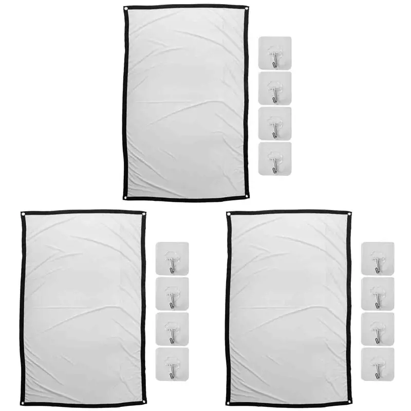 3X Portable Projector Screen For Home Theater Outdoor HD White Foldable Anti-Crease (60Inch)
3X Portable Projector Screen For Home Theater Outdoor HD White Foldable Anti-Crease (60Inch)