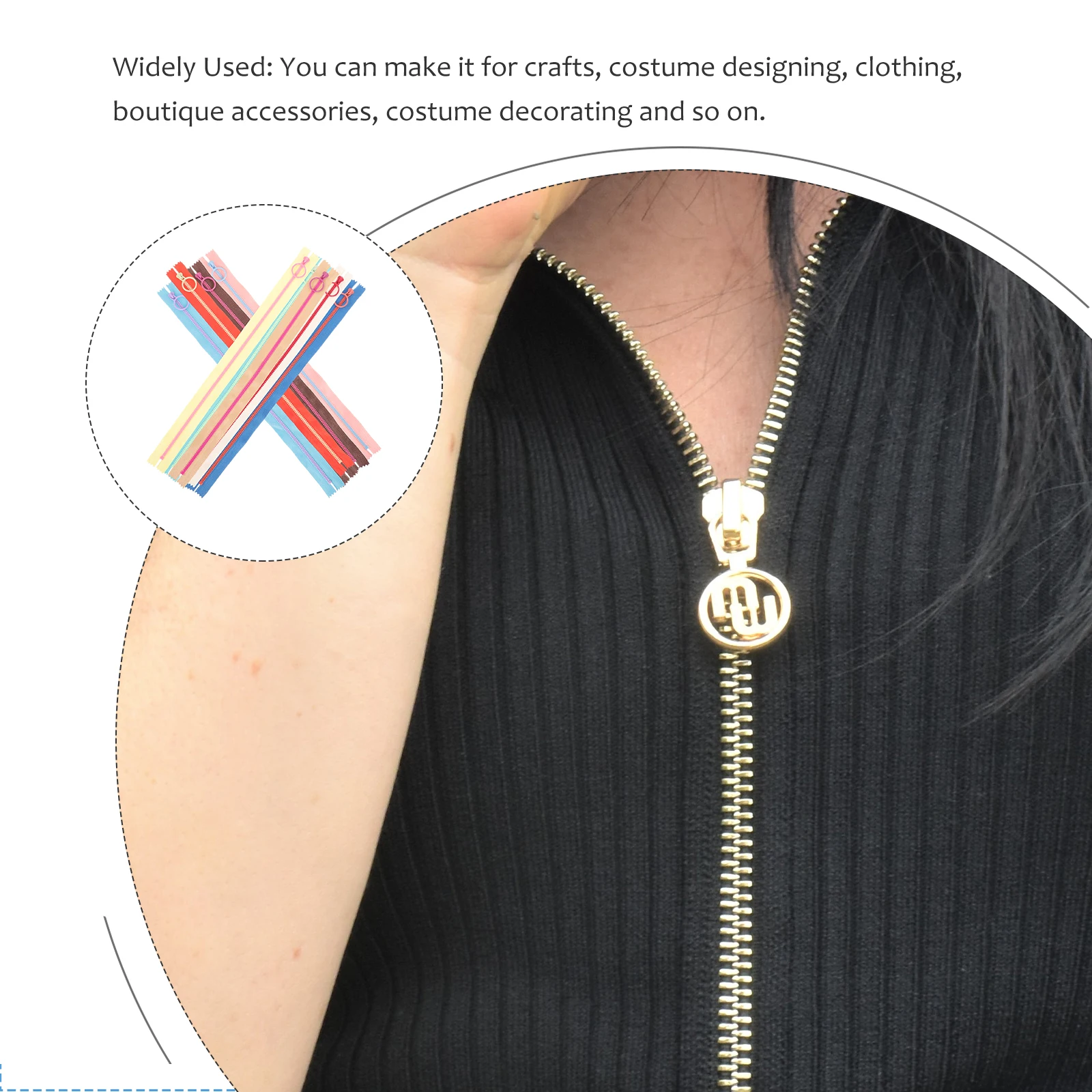 10Pcs Closed End Plastic Zippers Multicolor DIY Sewing Craft Zippers for Clothing Bags Pouches Jacket Making Repair
10Pcs Closed End Plastic Zippers Multicolor DIY Sewing Craft Zippers for Clothing Bags Pouches Jacket Making Repair