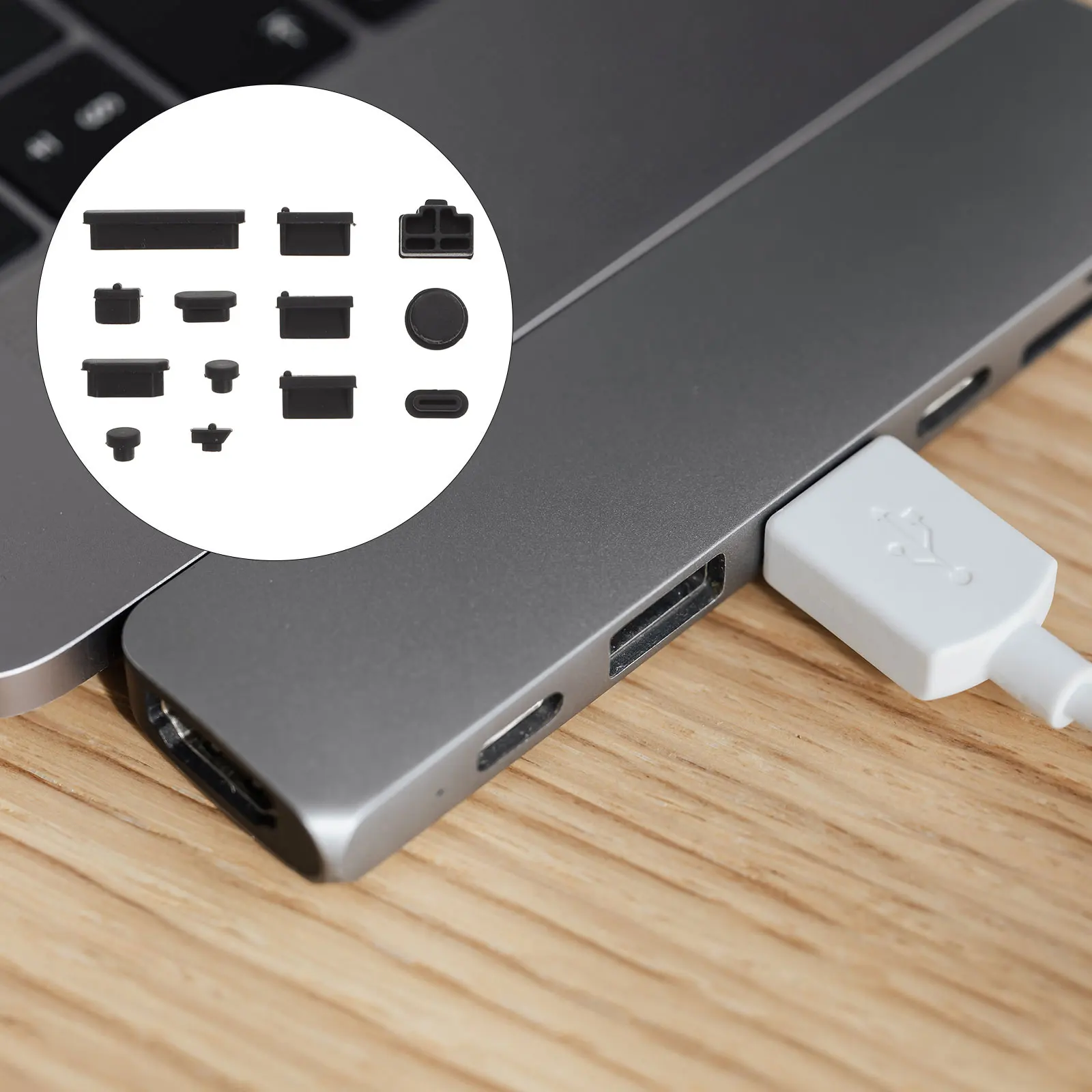 3 Sets 13 Pieces Laptop Dust Plug Silicone Port Cover Anti Computer Accessories Speaker Equipment Protection
3 Sets 13 Pieces Laptop Dust Plug Silicone Port Cover Anti Computer Accessories Speaker Equipment Protection