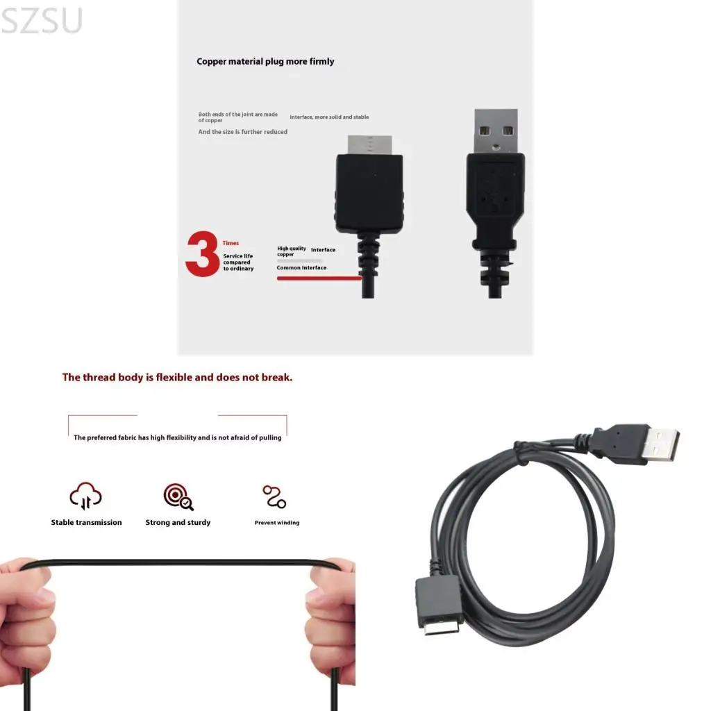 SZSU USB Data Charging Cable For A720 A726 A728 A729 A805 A806 A808 A810 A815 A816 A818 A820 A826 A828 A829 MP3 MP4 Player
SZSU USB Data Charging Cable For A720 A726 A728 A729 A805 A806 A808 A810 A815 A816 A818 A820 A826 A828 A829 MP3 MP4 Player