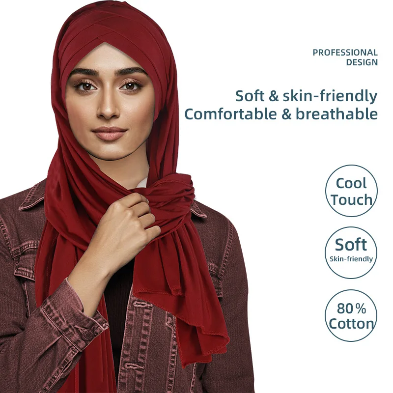 Simple three-layer cross-brimmed cap for women, crystal linen solid color hooded scarf and headscarf all-in-one
Simple three-layer cross-brimmed cap for women, crystal linen solid color hooded scarf and headscarf all-in-one