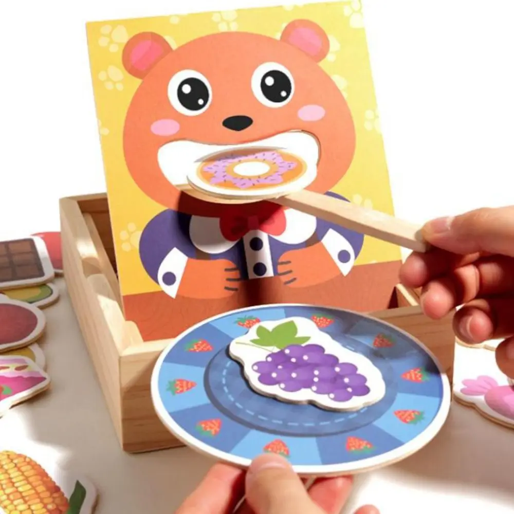 Food Feeding Simulation Feeding Game Role Play Simulation Bear Pretend Food Set Spoon Early Education Wooden Feeding Toy
Food Feeding Simulation Feeding Game Role Play Simulation Bear Pretend Food Set Spoon Early Education Wooden Feeding Toy