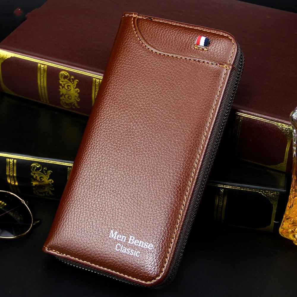 Elegant men's luxurious versatile wallet with zipper multiple card slots large capacity handbag fashionable and casual wallet
Elegant men's luxurious versatile wallet with zipper multiple card slots large capacity handbag fashionable and casual wallet