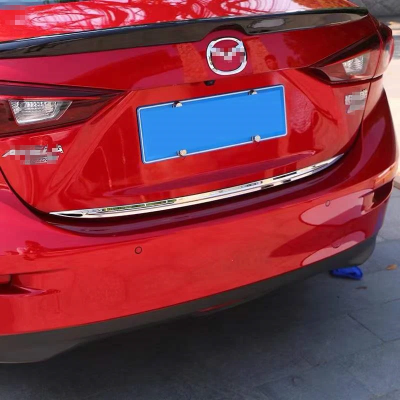 Auto Car Chrome Rear Trunk Lid Cover Trim For Mazda 3 Axela 2014- 2019 Door Sticker Stainless Steel back door Tailgate trim Car
Auto Car Chrome Rear Trunk Lid Cover Trim For Mazda 3 Axela 2014- 2019 Door Sticker Stainless Steel back door Tailgate trim Car