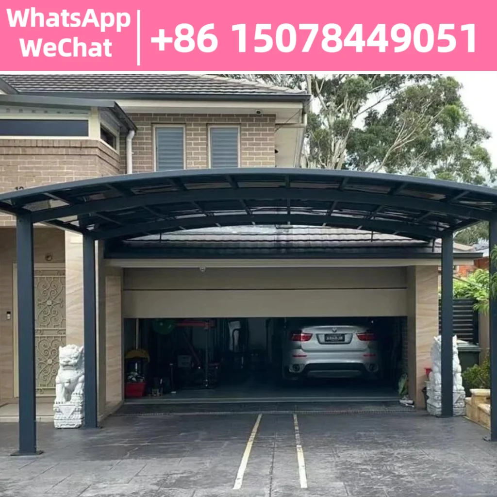 Отдельностоящий навес для гаража из алюминиевого каркаса на открытом воздухе
Отдельностоящий навес для гаража из алюминиевого каркаса на открытом воздухе