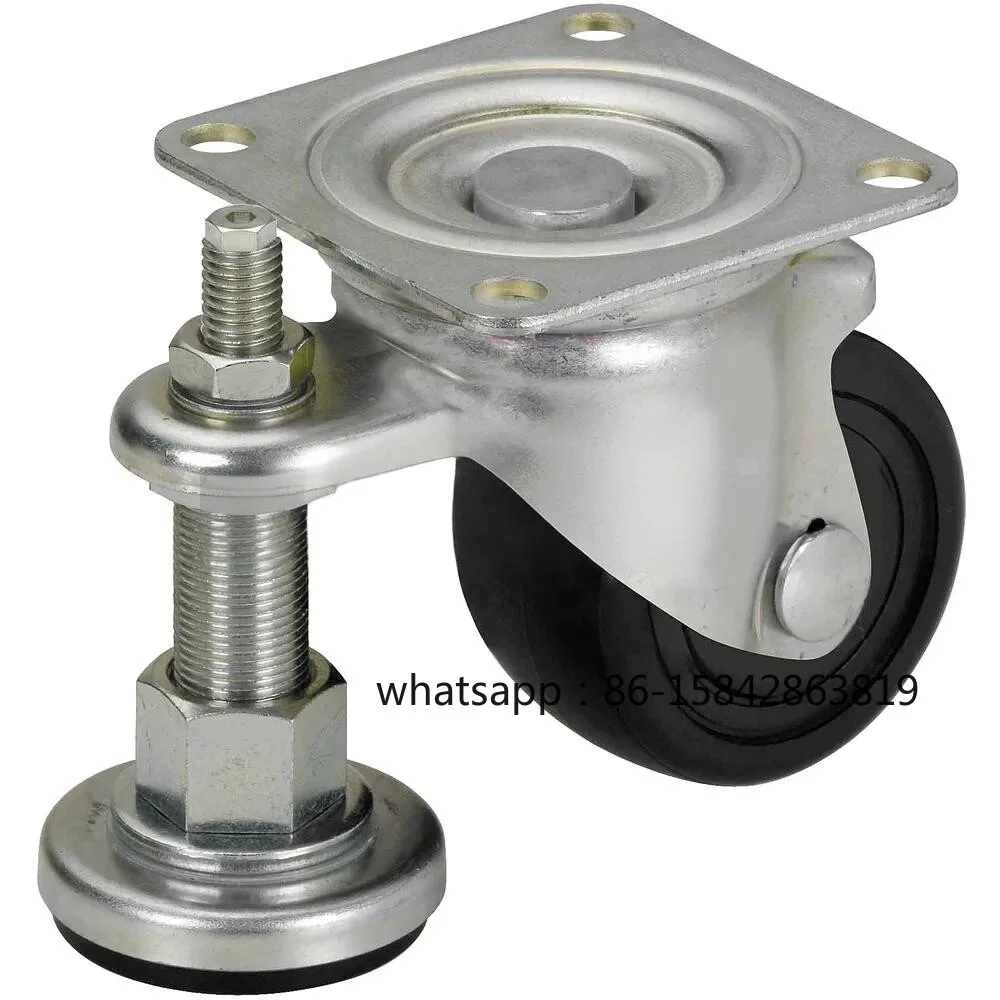 CGAN/CLAN/CLAM 65-75-P-M-D with Adjustment Block Casters, Heavy Duty One-piece Type, Two Sets
CGAN/CLAN/CLAM 65-75-P-M-D with Adjustment Block Casters, Heavy Duty One-piece Type, Two Sets
