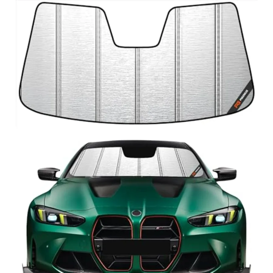Windshield Sun Shade for BMW 4 Series Convertible M4 F33/F83 2014-2020, Automotive-grade polyester, Metallic Silver, UV-blockin
Windshield Sun Shade for BMW 4 Series Convertible M4 F33/F83 2014-2020, Automotive-grade polyester, Metallic Silver, UV-blockin