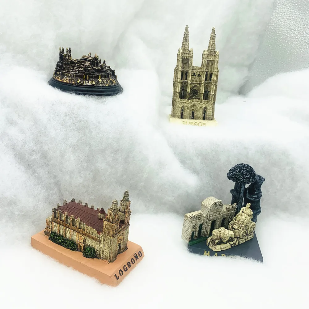 Spain 3D ResinToledo Burgos Madrid Logrono Ornaments Decoration DIY Desk Sculpture Articles Handicraft Gifts
Spain 3D ResinToledo Burgos Madrid Logrono Ornaments Decoration DIY Desk Sculpture Articles Handicraft Gifts