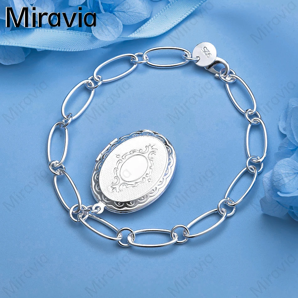 Miravia 925 Sterling Silver Oval Frame Pendant Bracelet Women Charm Fashion Wedding Jewelry
Miravia 925 Sterling Silver Oval Frame Pendant Bracelet Women Charm Fashion Wedding Jewelry