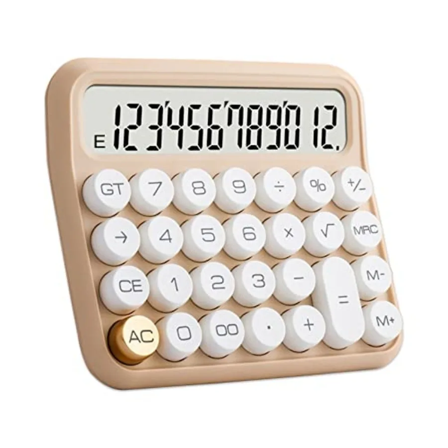 Calculators, Desk Calculator, Basic Standard Calculator, 12 Digit Large LCD Display Big Button for School, Home and Business Us
Calculators, Desk Calculator, Basic Standard Calculator, 12 Digit Large LCD Display Big Button for School, Home and Business Us