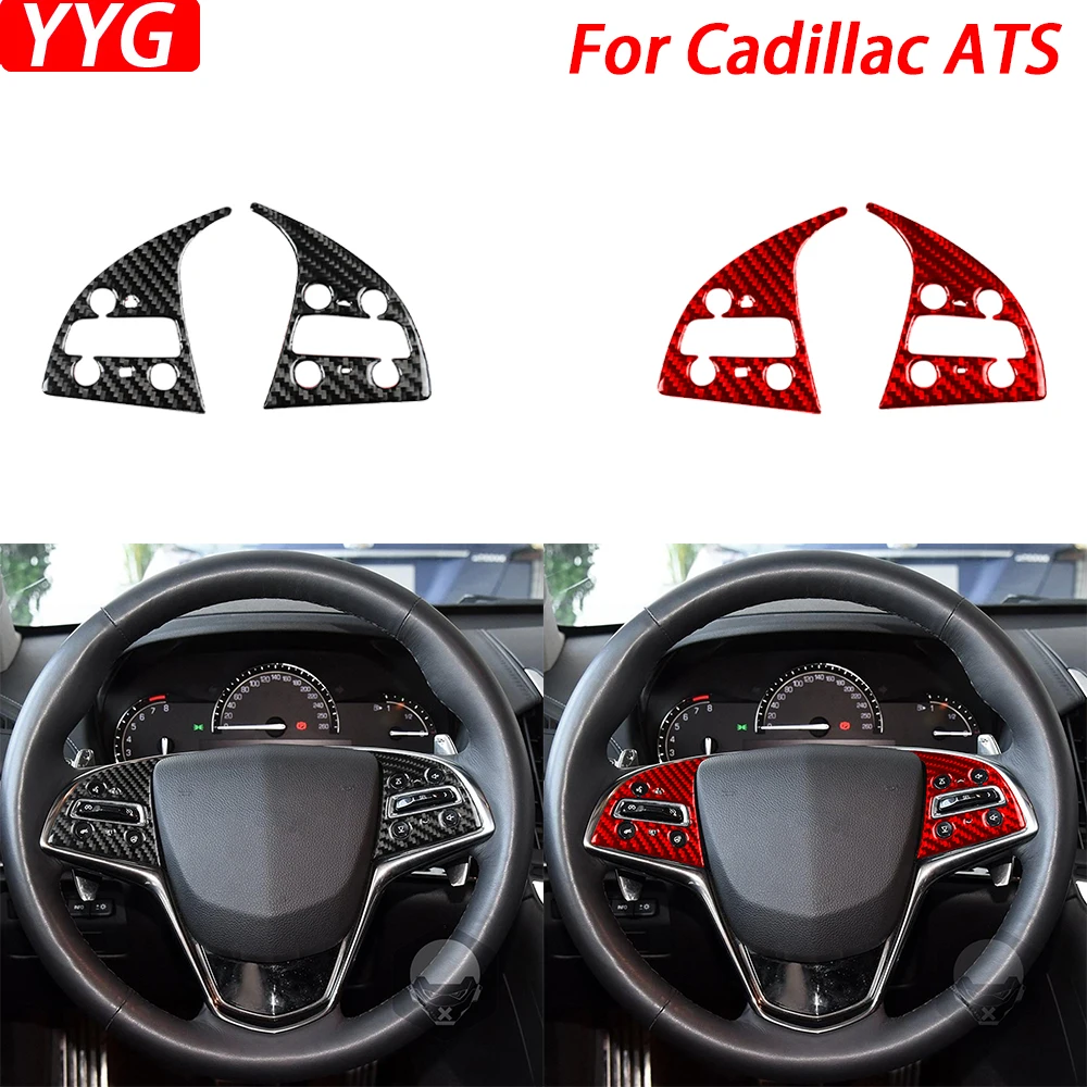 For Cadillac ATS 2013-2019 Carbon Fiber Steering Wheel Button Panel Decorative Cover Car Interior Decoration Accessories Sticker
For Cadillac ATS 2013-2019 Carbon Fiber Steering Wheel Button Panel Decorative Cover Car Interior Decoration Accessories Sticker
