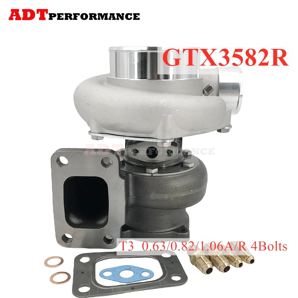 GTX3582R GTX35 Turbo 450-900HP 2.0L-4.5L 851154 856801 740902 Turbine Compressor Housing T3 0.63/0.82/1.06 AR 4Bolts for Garrett
GTX3582R GTX35 Turbo 450-900HP 2.0L-4.5L 851154 856801 740902 Turbine Compressor Housing T3 0.63/0.82/1.06 AR 4Bolts for Garrett