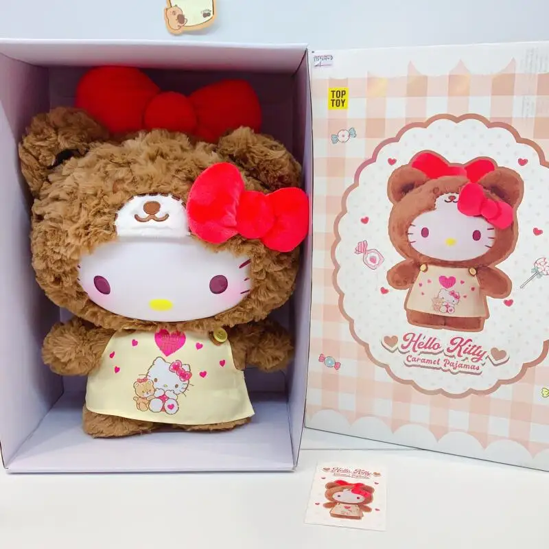 Мягкая плюшевая игрушка-кукла Hello Kitty из серии «Карамельная пижама»: милый мультяшный персонаж, украшение для рабочего стола, подарок для девочек
Мягкая плюшевая игрушка-кукла Hello Kitty из серии «Карамельная пижама»: милый мультяшный персонаж, украшение для рабочего стола, подарок для девочек