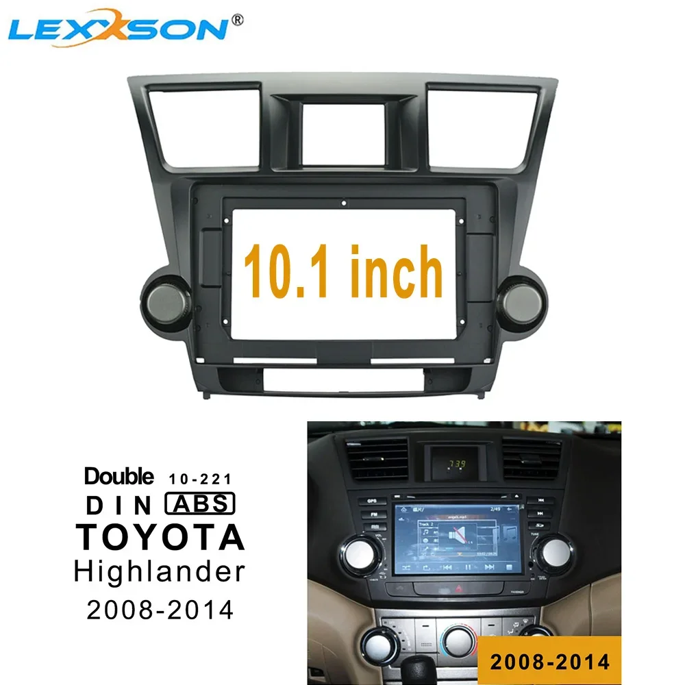 Fits 10.1 Inch Car Fascia For TOYOTA Highlander 2008-2014 Car Radio Dvd Fascia Audio Fitting Adaptor Panel Frame Accessory Kits
Fits 10.1 Inch Car Fascia For TOYOTA Highlander 2008-2014 Car Radio Dvd Fascia Audio Fitting Adaptor Panel Frame Accessory Kits