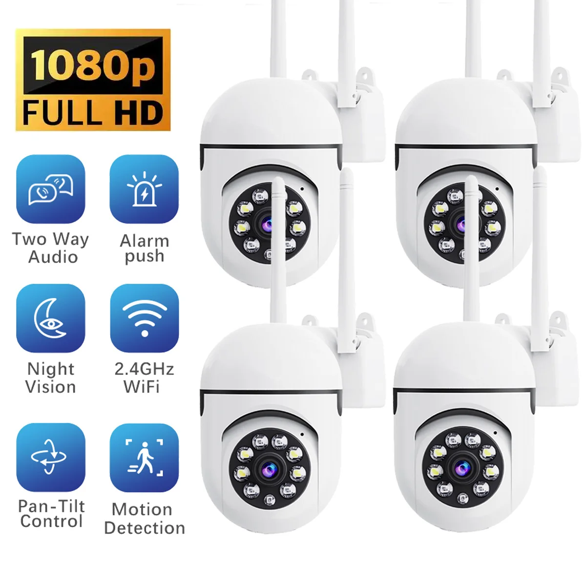 Беспроводная Wi-Fi IP-камера 3-мегапиксельная камера безопасности с панорамированием/наклоном, радионяня для домашних животных, цветная камера ночного видения, двусторонняя аудиосирена, сигнализация, автоматическое отслеживание
Беспроводная Wi-Fi IP-камера 3-мегапиксельная камера безопасности с панорамированием/наклоном, радионяня для домашних животных, цветная камера ночного видения, двусторонняя аудиосирена, сигнализация, автоматическое отслеживание