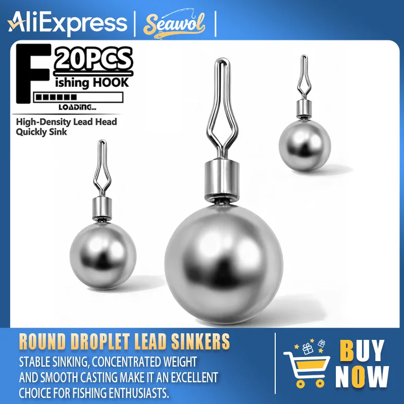 Premium Drop-Shaped Sinker: Enhanced Weight Concentration for Extremely Steady Sinking and Effortless, Smooth Casting
Premium Drop-Shaped Sinker: Enhanced Weight Concentration for Extremely Steady Sinking and Effortless, Smooth Casting