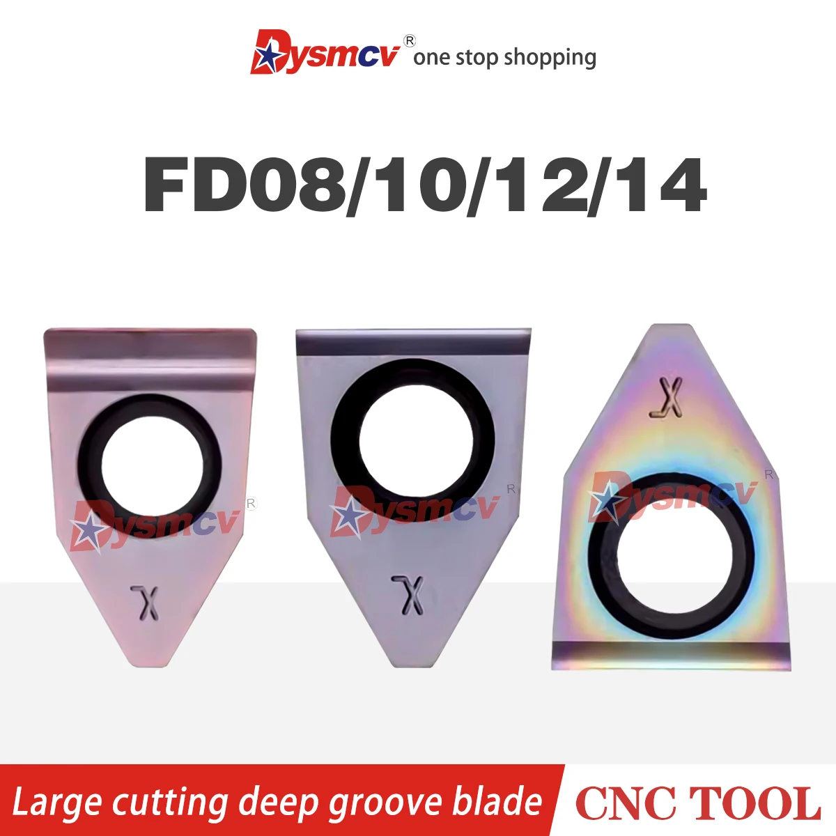FD Series Wide Groove Blades FD08 FD10 R0.6 FD12 FD14 R1.0 Large Cut Deep Hard Alloy Slotting Blades End Face Grooving Inserts
FD Series Wide Groove Blades FD08 FD10 R0.6 FD12 FD14 R1.0 Large Cut Deep Hard Alloy Slotting Blades End Face Grooving Inserts