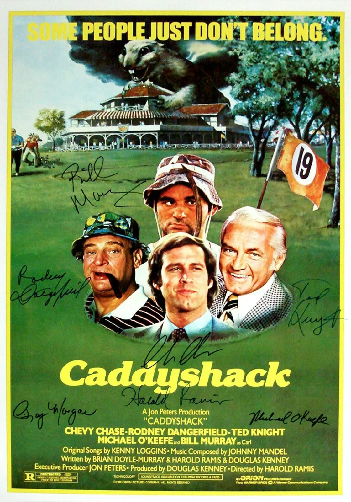 CADDYSHACK MOVIE Signed Photo Art Film Print Silk Poster for Your Home Wall Decor 24x36inch
CADDYSHACK MOVIE Signed Photo Art Film Print Silk Poster for Your Home Wall Decor 24x36inch